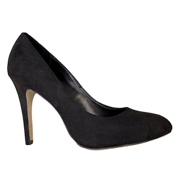 Rock & Republic Black suedette Stiletto pumps size 9.5 - Picture 3 of 10